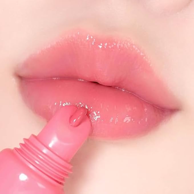 Amuse CARE TINT LIP BALM KEYRING | HYDRATING LIP BALM + KEYRING, RICE EXTRACT & MULTI-PEPTIDE COMPLEX, KOREAN VEGAN MAKEUP | 0.21 OZ (05 ROSE ME) - Image 3